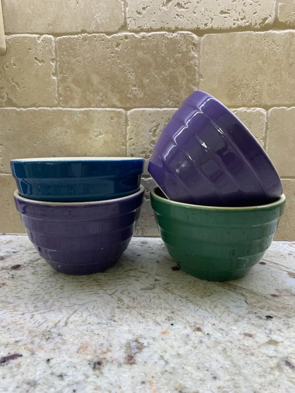 Crate&Barrel Beehive Bowls - set of 4